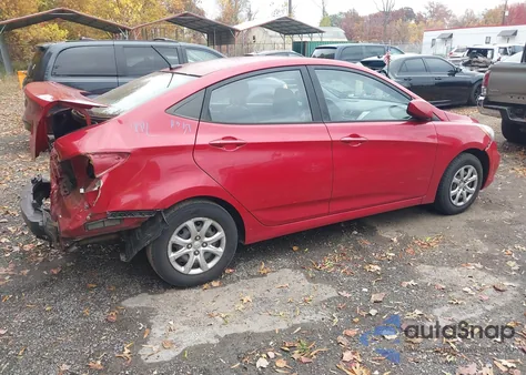 2014 Hyundai Accent Gls из США, поврежденный, VIN KMHCT4AE4EU755816
